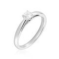Histoire d'Or Bague Solitaire Iris Or Blanc Diamant