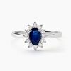 Histoire d'Or Bague Vladimir Or Blanc Saphir Diamants