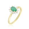 Histoire d'Or Bague Vladimir Or Jaune Emeraude Diamants
