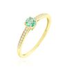 Histoire d'Or Bague Hardy Or Jaune Emeraude Diamant