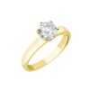 Histoire d'Or Bague Solitaire Natalia Or Jaune Diamant Synthetique