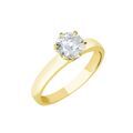 Histoire d'Or Bague Solitaire Natalia Or Jaune Diamant Synthetique