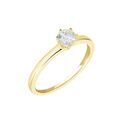 Histoire d'Or Bague Solitaire Natalia Or Jaune Diamant Synthetique