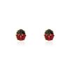 Histoire d'Or Boucles D'oreilles Puces Or Jaune Helidie Email
