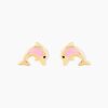 Histoire d'Or Boucles D'oreilles Puces Or Jaune Mael Smalto