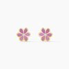 Histoire d'Or Boucles D'oreilles Puces Or Jaune Talia Email
