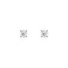 Histoire d'Or Boucles D'oreilles Puces One Or Jaune Diamants