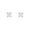 Histoire d'Or Boucles D'oreilles Puces 4 Griffes Or Blanc Diamant Synthetique