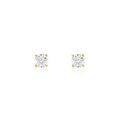 Boucles d'oreille sur Grenoble : Histoire d'Or Boucles D'oreilles Puces One Or Jaune Diamants