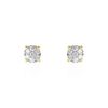 Histoire d'Or Boucles D'oreilles Puces Charlene Or Jaune Diamant Synthetique