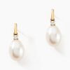 Histoire d'Or Boucles D'oreilles Pendantes Linzi Or Jaune Perle De Culture