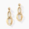 Histoire d'Or Boucles D'oreilles Pendantes Meallan Or Jaune
