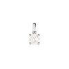 Histoire d'Or Pendentif Solitaire One Or Blanc Diamant
