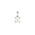 Pendentifs sur Grenoble : Histoire d'Or Pendentif Solitaire One Or Blanc Diamant