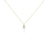 Histoire d'Or Pendentif Solitaire One Or Jaune Diamant