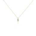 Histoire d'Or Pendentif Solitaire One Or Jaune Diamant
