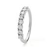 Histoire d'Or Demi Alliance Hera Platine Blanc Diamant