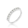 Alliances sur Grenoble : Histoire d'Or Demi Alliance Hera Platine Blanc Diamant