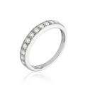 Alliances sur Grenoble : Histoire d'Or Demi Alliance Rhea Platine Blanc Diamant