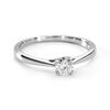 Histoire d'Or Bague Solitaire One Platine Blanc Diamant