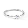 Histoire d'Or Bague Solitaire One Platine Blanc Diamant