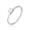 Histoire d'Or Bague Solitaire One Platine Blanc Diamant