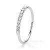 Histoire d'Or Demi-alliance Hera Platine Blanc Diamant