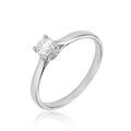 Histoire d'Or Bague Solitaire One Platine Blanc Diamant