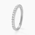 Histoire d'Or Alliance Florence Argent Blanc Oxyde De Zirconium