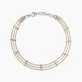 Histoire d'Or Bracelet Daralea Argent Tricolore