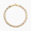 Histoire d'Or Bracelet Elae Argent Tricolore
