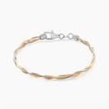 Bracelets sur Grenoble : Histoire d'Or Bracelet Eira Argent Tricolore