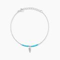 Histoire d'Or Bracelet Lottie Argent Blanc Turquoise