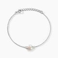 Histoire d'Or Bracelet Sari Argent Blanc Perle De Culture Et Oxyde De Zirconium