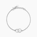 Histoire d'Or Bracelet Toi Et Moi Argent Blanc