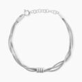 Histoire d'Or Bracelet Amaryllis Argent Blanc