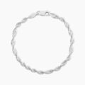 Histoire d'Or Bracelet Ciana Torsade Diamante Argent Blanc