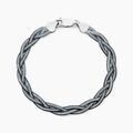 Bracelets sur Grenoble : Histoire d'Or Bracelet Elae Argent Bicolore