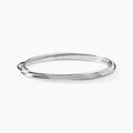 Bijoux sur Grenoble : Histoire d'Or Bracelet Jonc Hugoline Argent Blanc