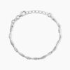 Histoire d'Or Bracelet Cathel Argent Blanc