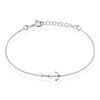 Histoire d'Or Bracelet Gwenaelle Argent Blanc Perle D'imitation