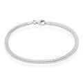 Bracelets sur Grenoble : Histoire d'Or Bracelet Anne-sylvieae Argent Blanc