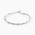 Histoire d'Or Bracelet Abie Torsade Argent Blanc