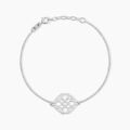 Bracelets sur Grenoble : Histoire d'Or Bracelet Lev Argent Blanc