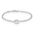 Histoire d'Or Bracelet Lao Argent Blanc