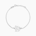 Histoire d'Or Bracelet Argent Blanc Alekdandarine