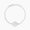 Histoire d'Or Bracelet Argent Blanc Colombina