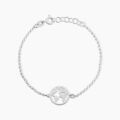 Histoire d'Or Bracelet Argent Blanc Colombina