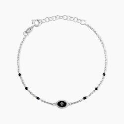Histoire d'Or Bracelet Polka Argent Blanc
