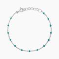 Histoire d'Or Bracelet Polka Argent Blanc